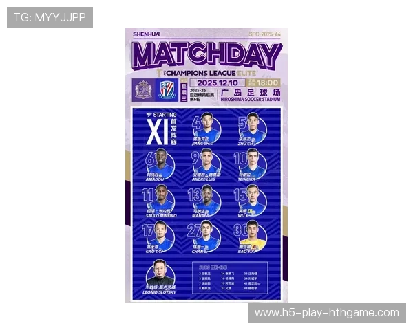 上海申花连续7场亚冠未零封对手，1-3不敌柔佛新山，上海申花亚冠名单